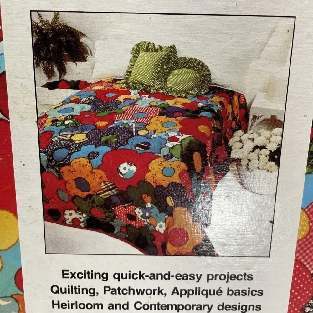 VTG Better Homes and Gardens book PATCHWORK & QUILTING hardcover 1980